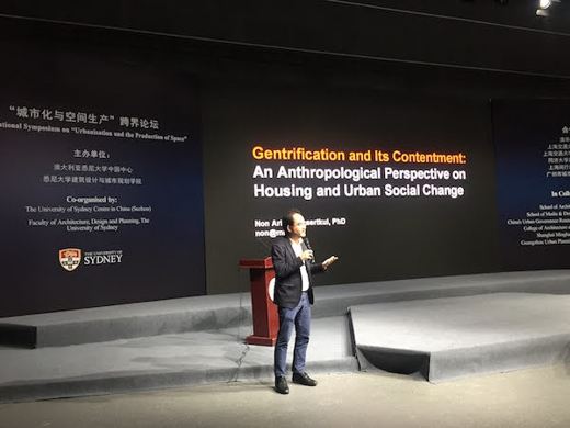 Lecturing to Sydney University and Tongji faculty