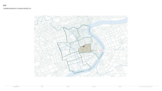 Where a remaining lilong sits in the city