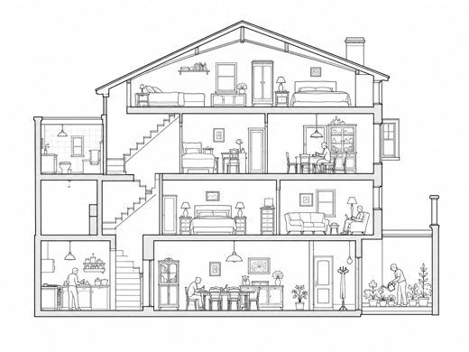 The same house, one renovation later