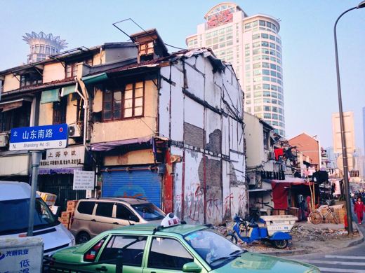 Shophouses coming down