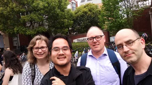 NYU Shanghai colleagues at Thames Town