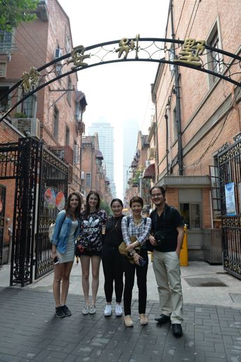 With NYU Shanghai summer students