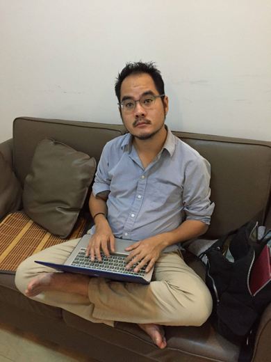 Writing the dissertation, Fudan apartment