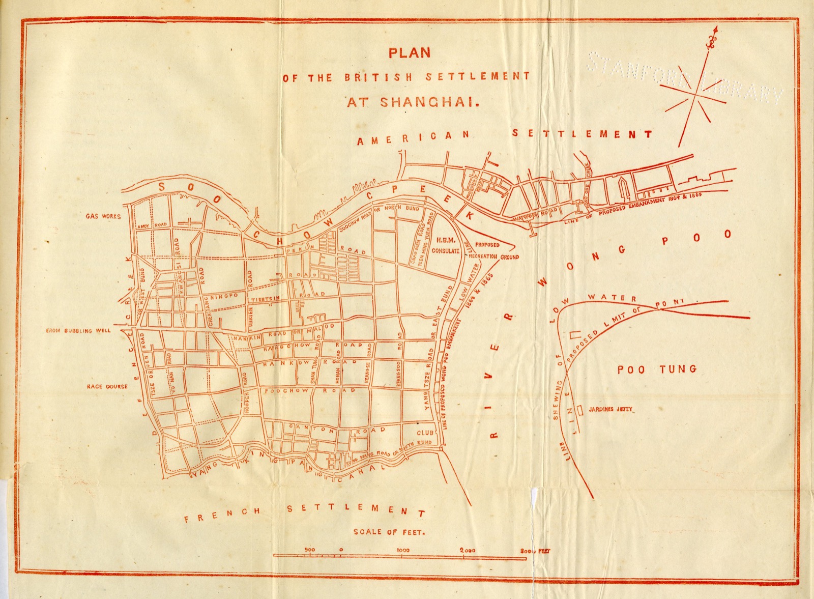 Plan of the British Settlement